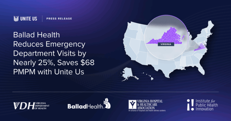 Study: Ballad Health Reduces Emergency Department Visits by Nearly 25%, Saves $68 PMPM with Unite Us