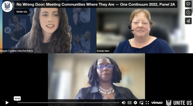 No Wrong Door: Meeting Communities Where They Are — One Continuum 2022, Panel 2A